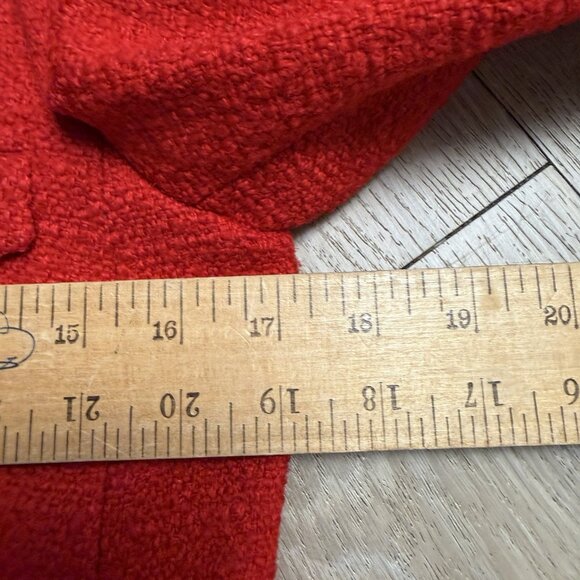 J. Crew V-Neck Lady Jacket in Maritime Tweed Festival Red NWT Size 0 BV211 - Picture 13 of 14